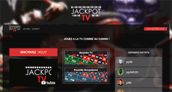 Desktop Screenshot of jackpottv.fr